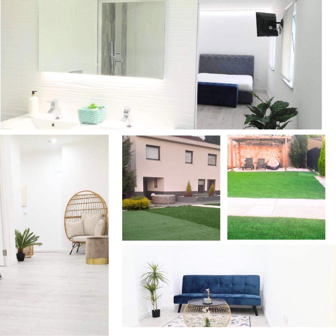 Appartamento Casa Incrivel Refugio Lieva ,Piscina , Jacuzzi Exterior E Zona Kids Nelas Esterno foto